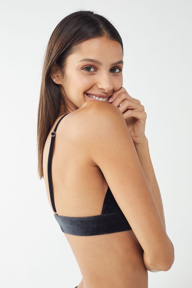 Out From Under Fusion Velvet Triangle Bra #1