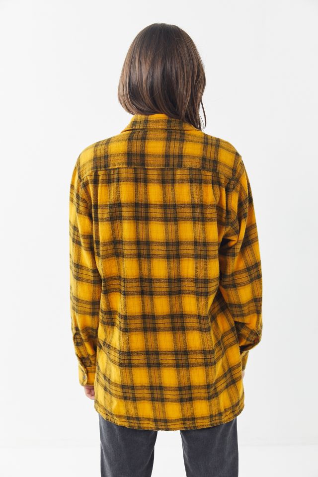 Urban Renewal Vintage Overdyed Button-Down Flannel Shirt #3