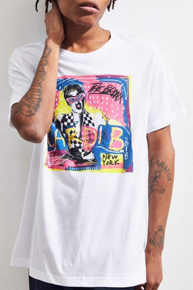 Cardi B Invasion Collage Tee #2