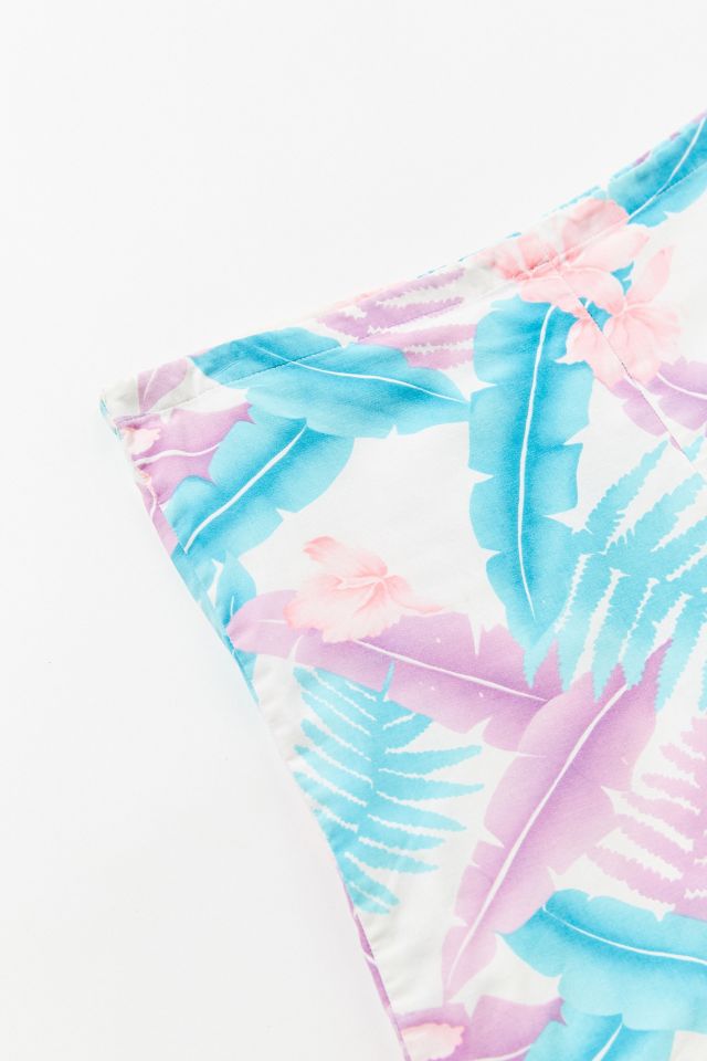 Vintage ‘90s Pastel Blue Palm Short #1