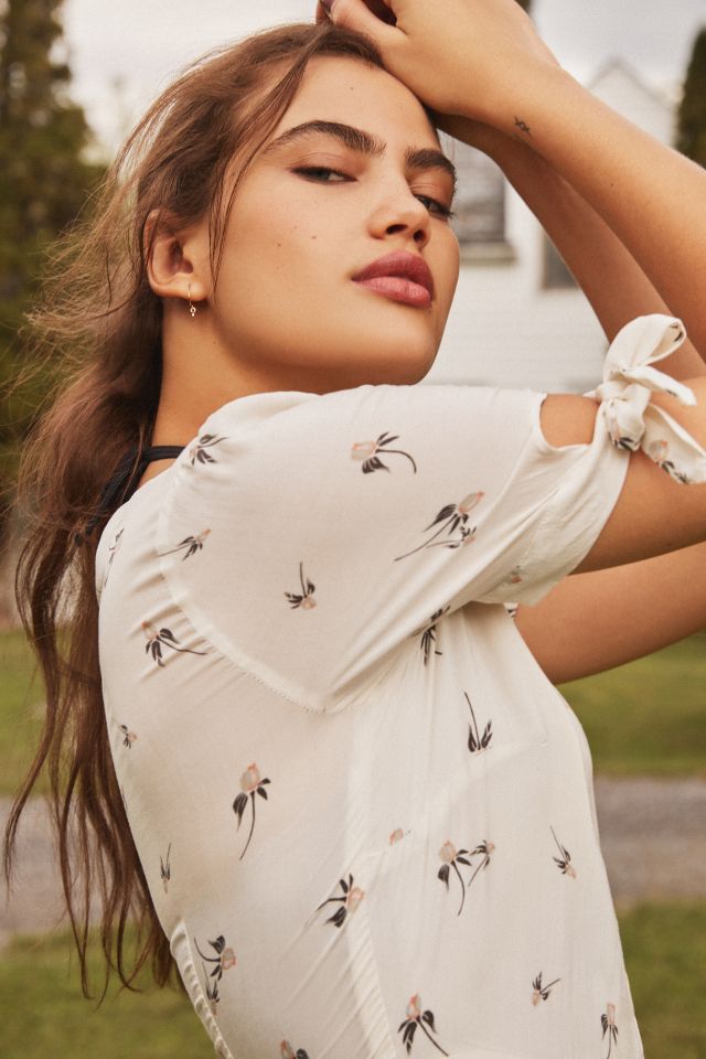 UO Melanie Button-Down Midi Dress #1