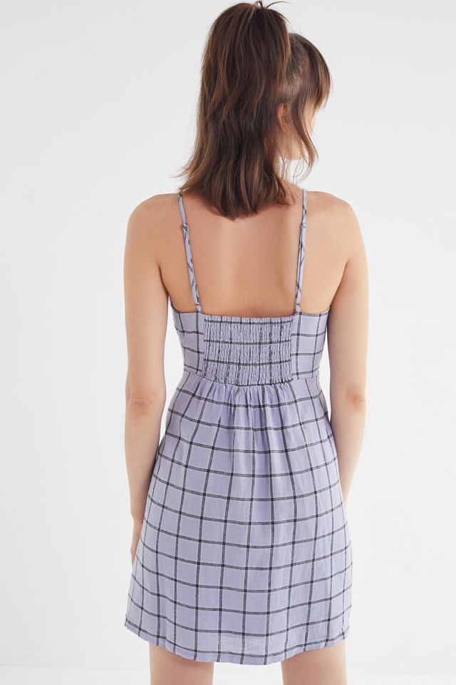 UO Amanda Linen Belted Wrap Dress #2