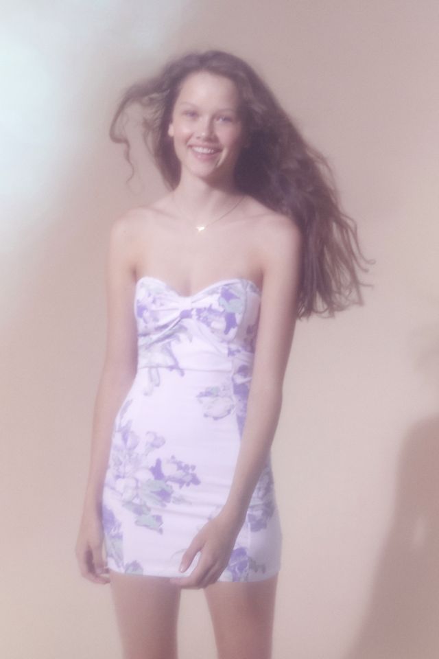 Laura Ashley & UO Alora Strapless Dress #2