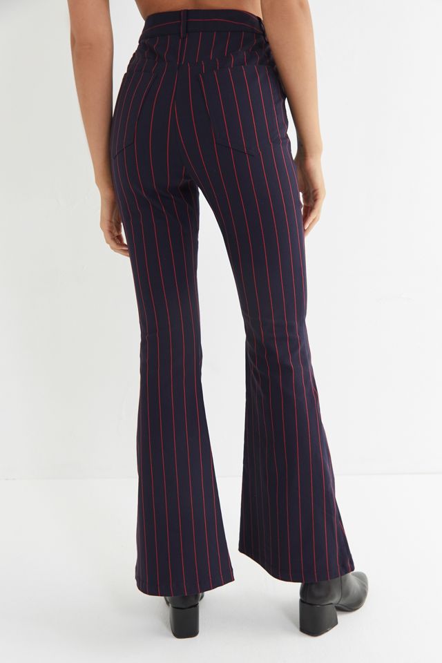 UO Georgia Striped Flare Pant #1