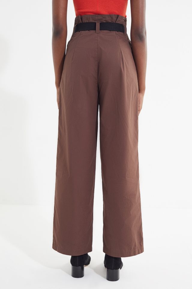 UO Sienna Belted Paperbag Pant #3