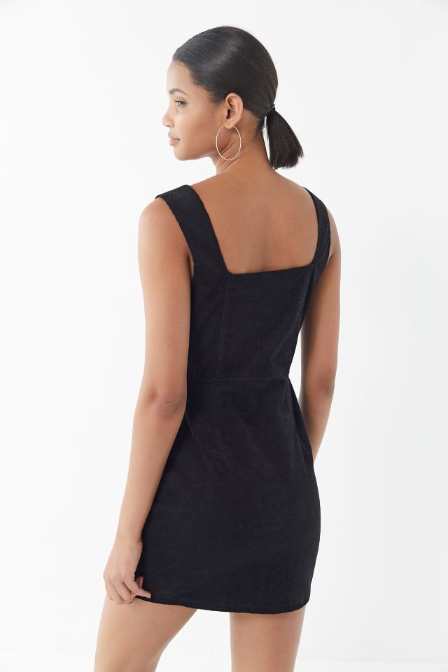 UO Corduroy Button-Down Mini Dress #1
