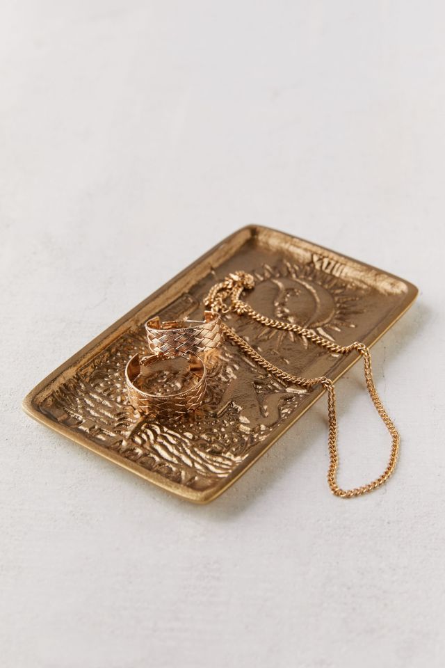 Tarot Card Brass Catch-All Dish #1