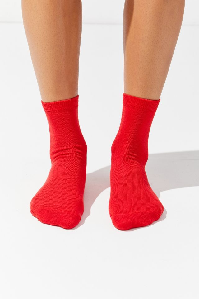 UO Smiley Crew Sock #1