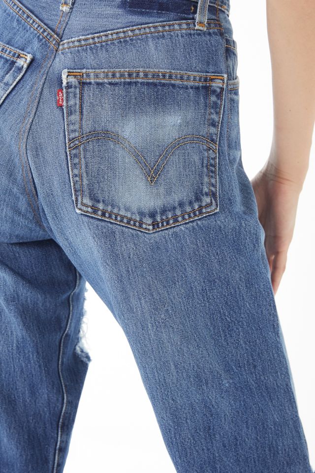 Urban Renewal Remade Destroyed Cropped Levi’s Jean #3