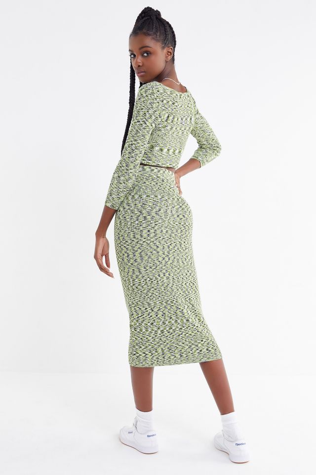 UO Cassie Ribbed Knit Midi Skirt #2