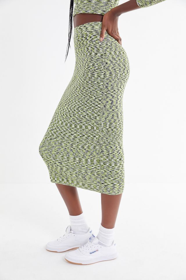 UO Cassie Ribbed Knit Midi Skirt #3