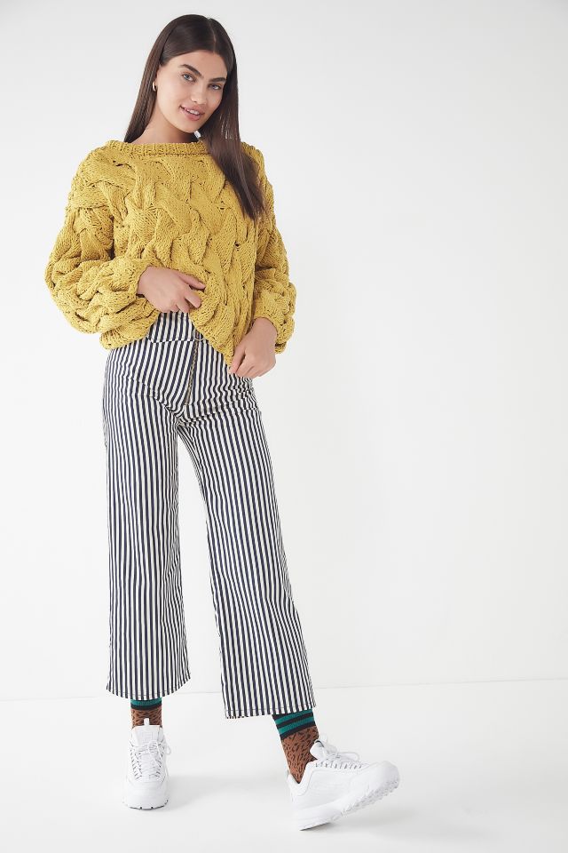 UO Hand Knit Cable Pullover Sweater #1