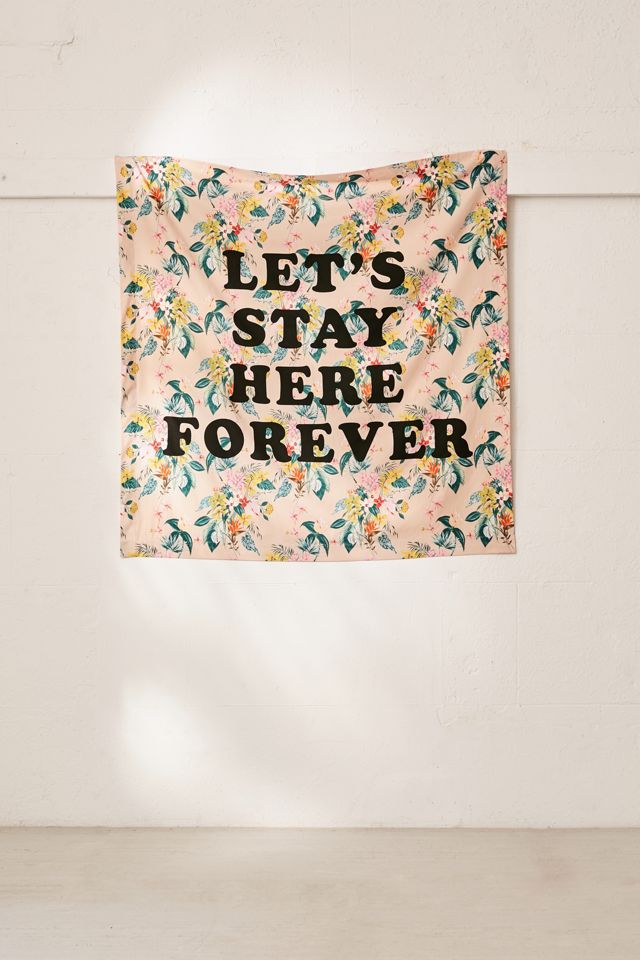 ban.do Let’s Stay Here Forever Tapestry #1
