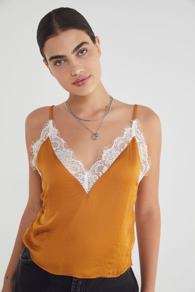 UO Lace Trim Satin Cami #3