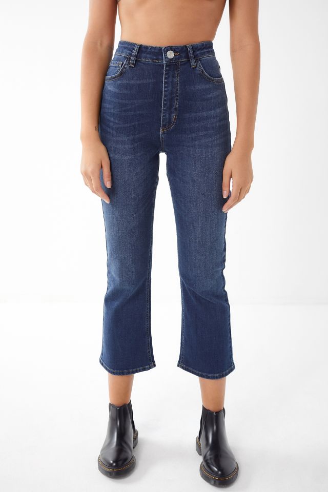 BDG High-Rise Cropped Kick Flare Jean – Dark Wash #2