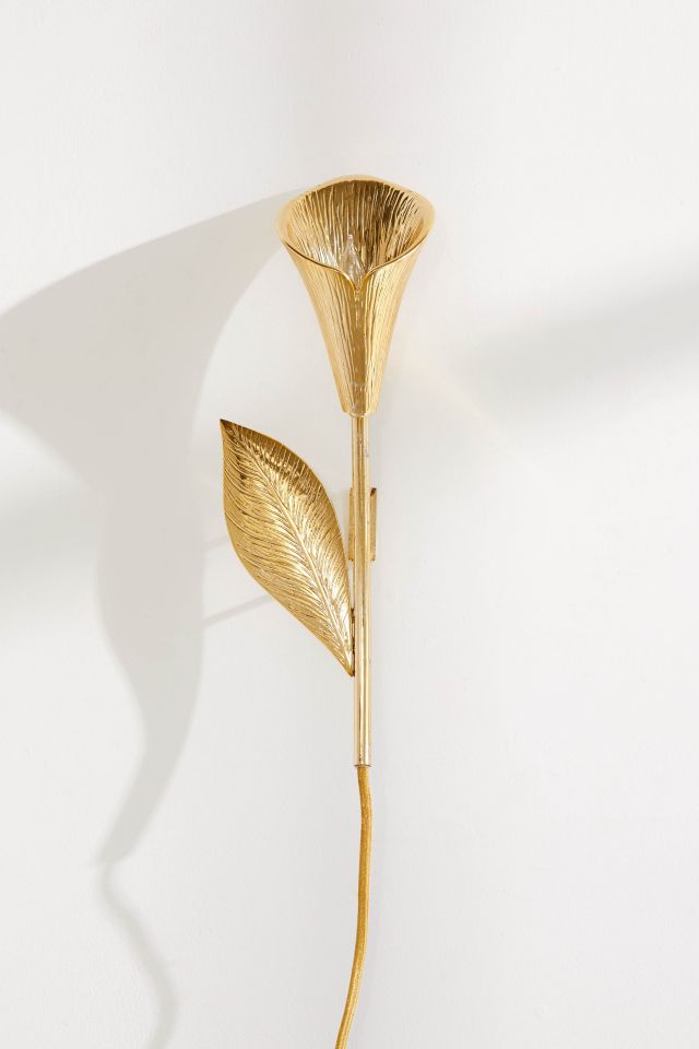 Calla Lily Metal Sconce #1