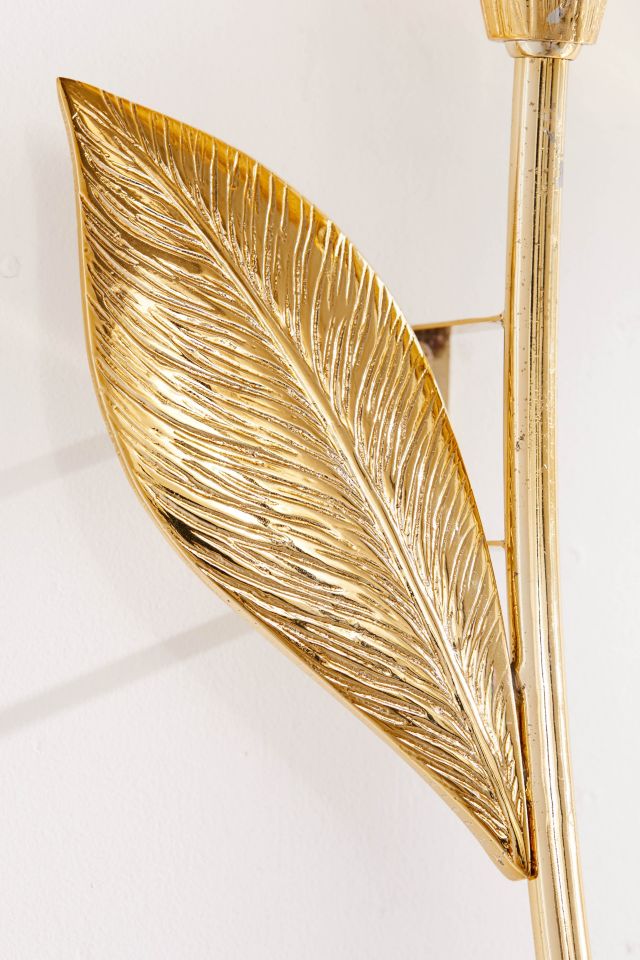Calla Lily Metal Sconce #4