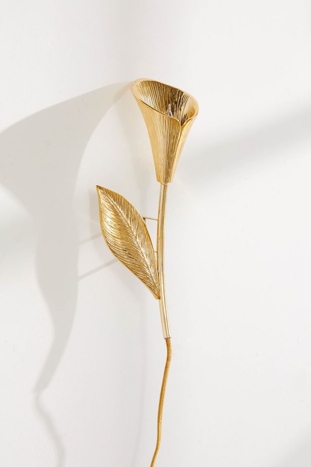 Calla Lily Metal Sconce #5