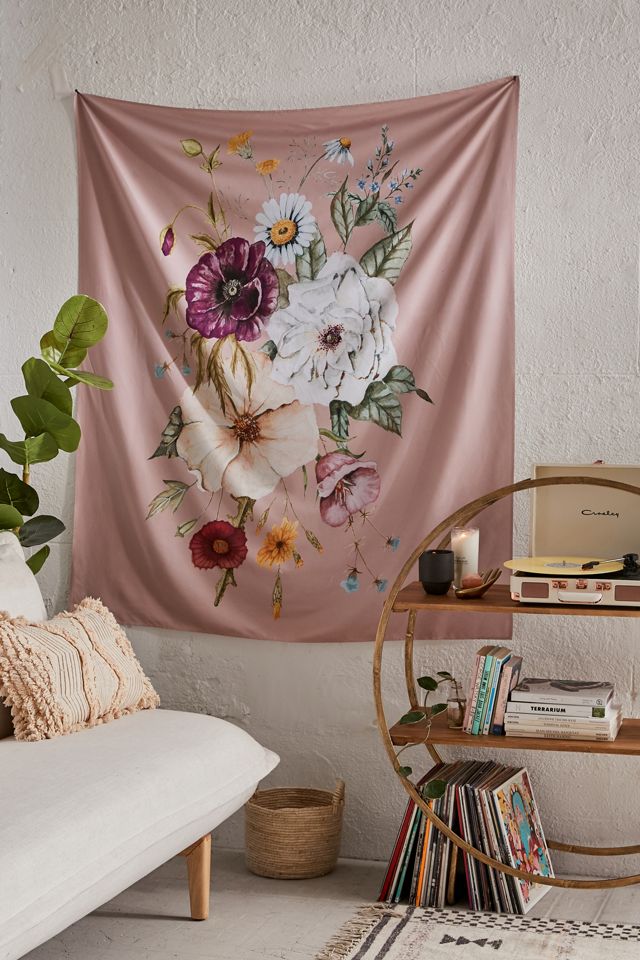 Clara Floral Tapestry  Urban Outfitters Canada