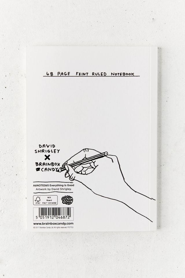 David Shrigley Everything Good Notebook #3