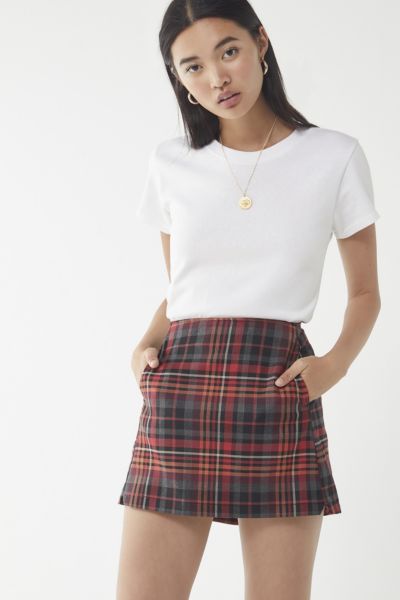 Urban outfitters olympia shop plaid mini skirt