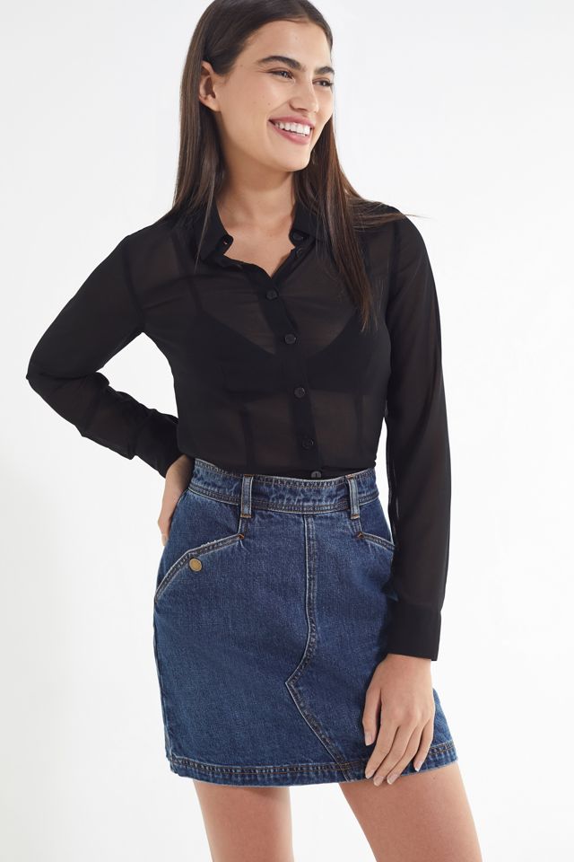 UO Longhorn A-Line Skirt #3