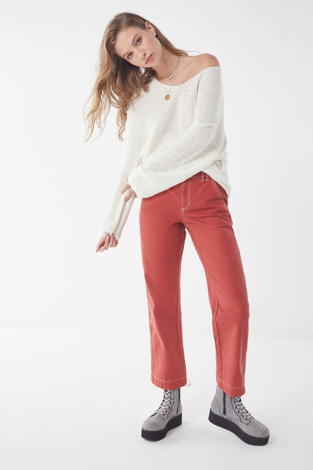 UO Coconut Reversible V-Neck Tunic Sweater #2