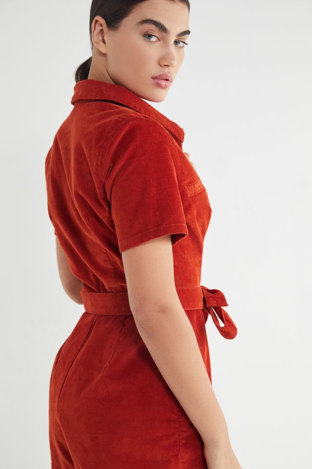 BDG Hello Sunshine Corduroy Romper #1