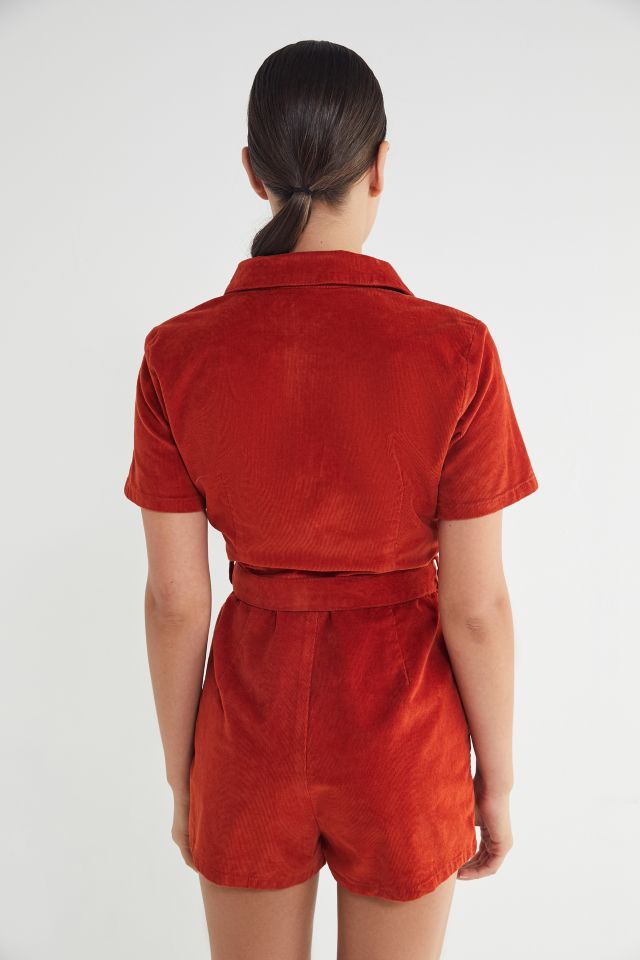 BDG Hello Sunshine Corduroy Romper #2