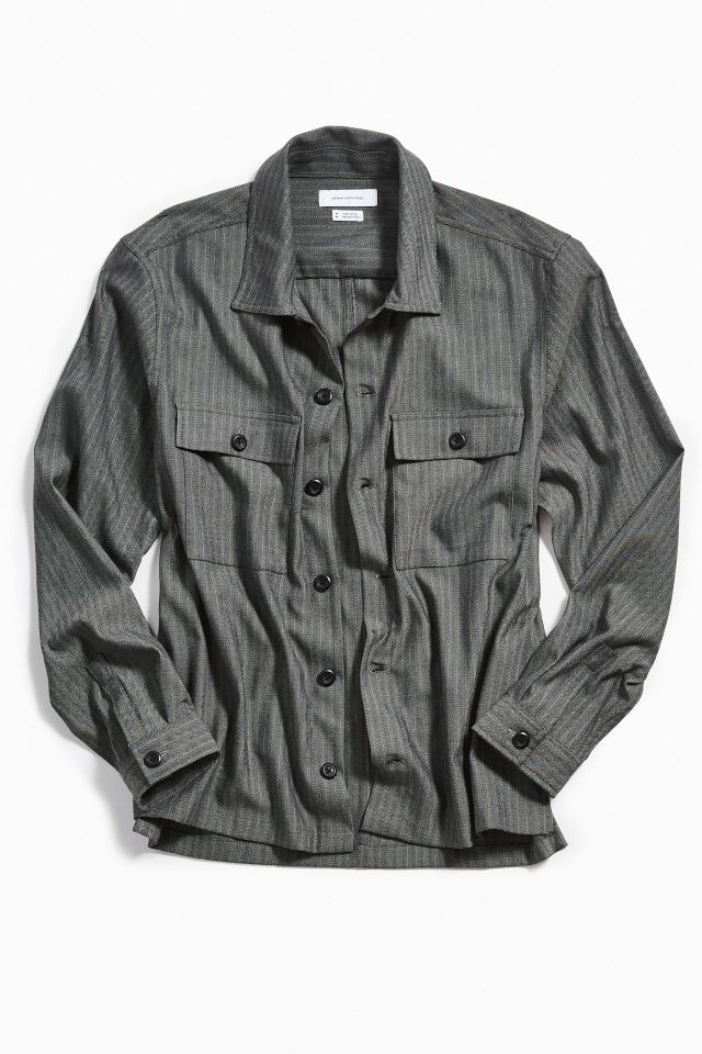 Chemise de travail en chevrons à manches longues UO #1