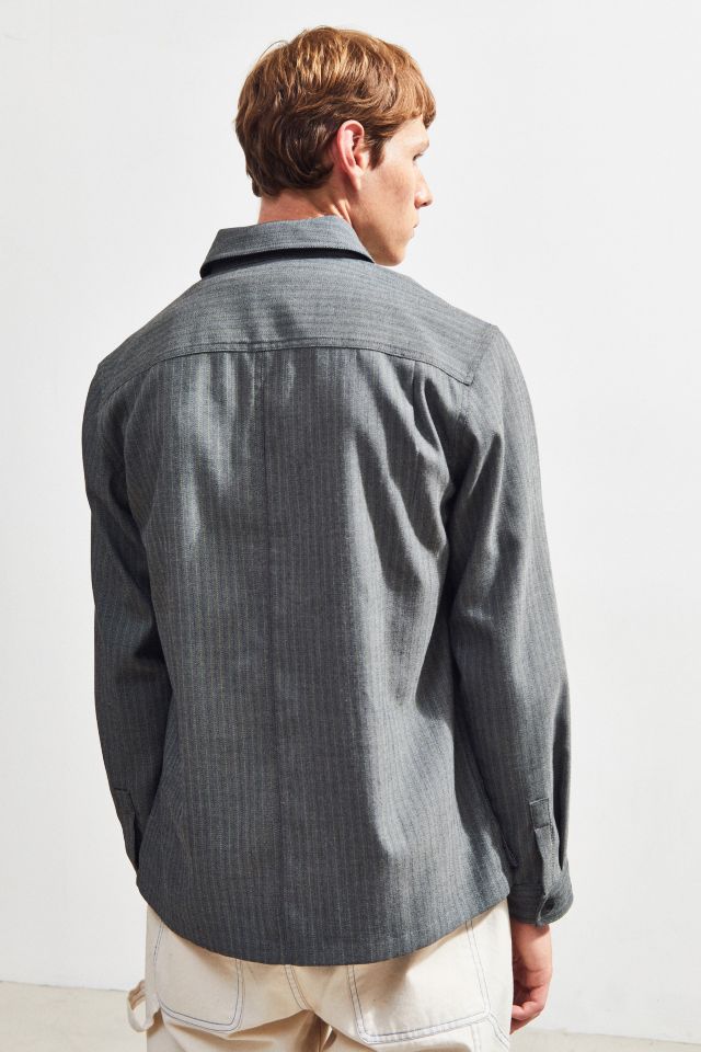 Chemise de travail en chevrons à manches longues UO #4