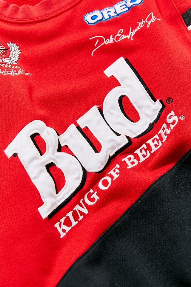 Sweatshirt à col rond Budweiser Racing vintage #1