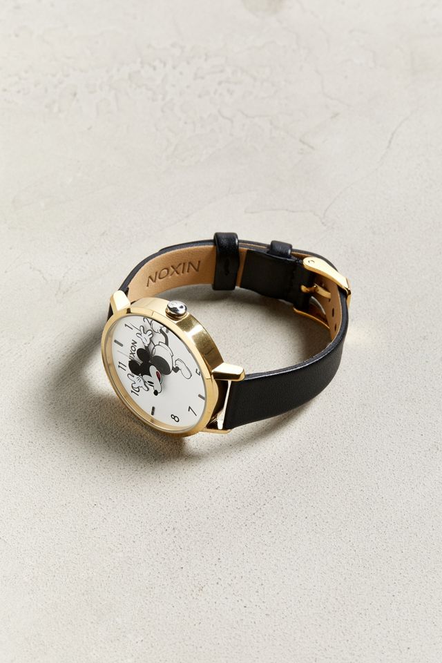 Nixon Arrow Leather Mickey Mouse Long Way Down Watch #1