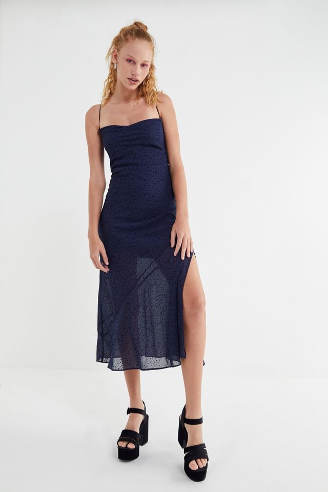 knee length dresses for ladies Rent Finders Keepers Victoria Black Midi Dress main image 0