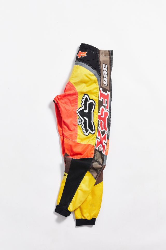 Vintage Honda Racing Orange + Yellow Moto Pant #3