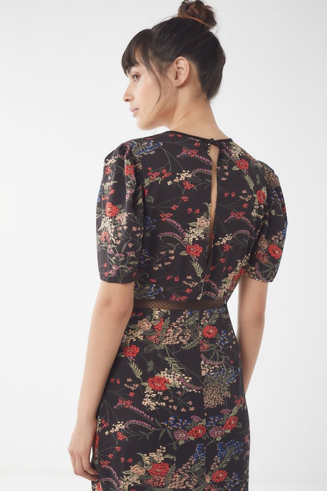 UO Emma Marie Lace Trim Midi Dress #3
