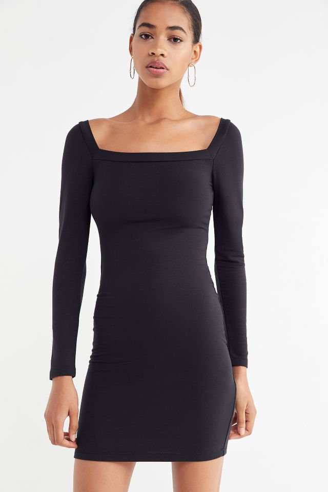 UO Mariella Square-Neck Mini Dress