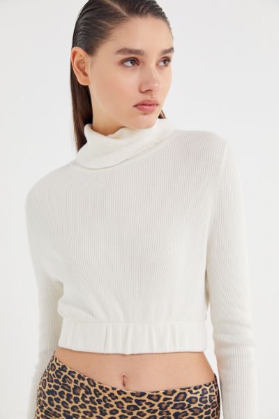 Urban Renewal Recycled Cropped Turtleneck Sweater | Urban Outfitters