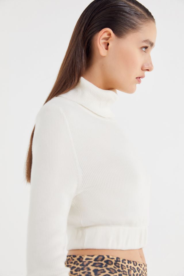 Urban Renewal Recycled Cropped Turtleneck Sweater #3