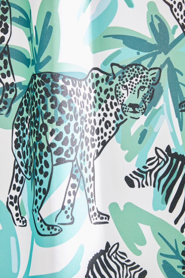 Rideau de douche Leopard Zebra OJardin For Deny #2