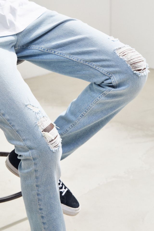 BDG Skinny Jean – Destructed Light Wash #4