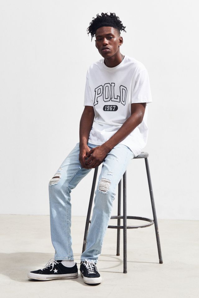 BDG Skinny Jean – Destructed Light Wash #5