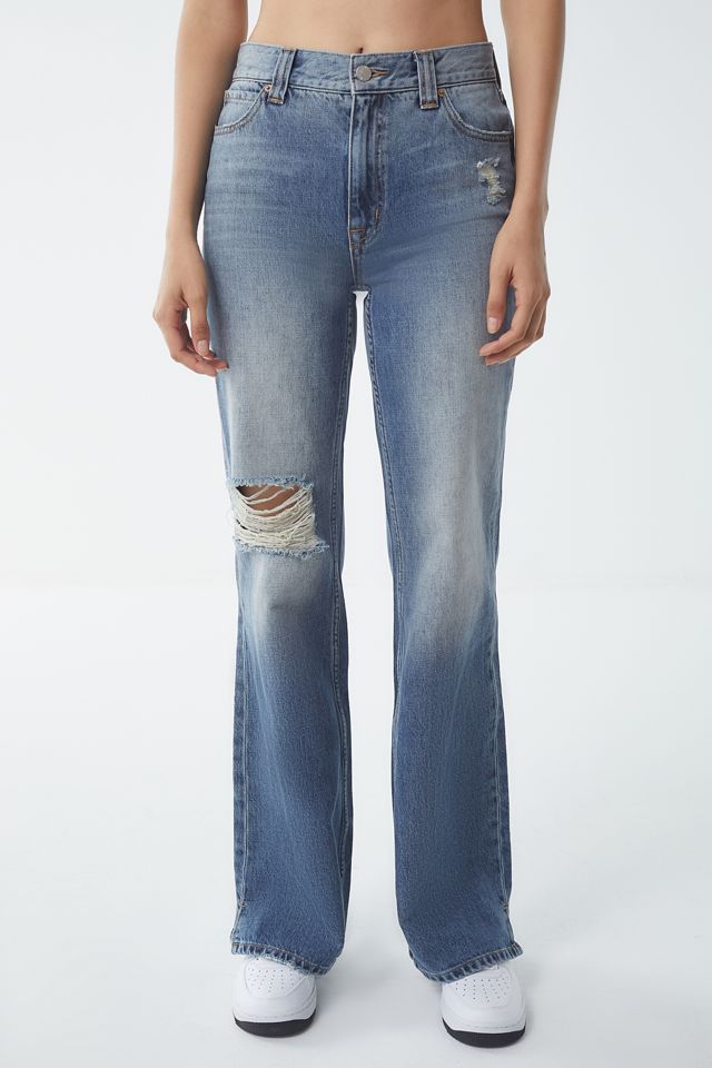 BDG It’s Complicated Ripped Flare Jean – Medium Wash #3