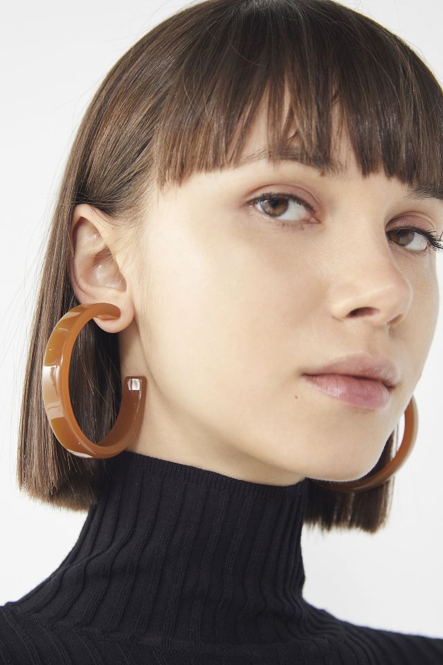 Joie Oversized Resin Hoop Earring | Urban Outfitters