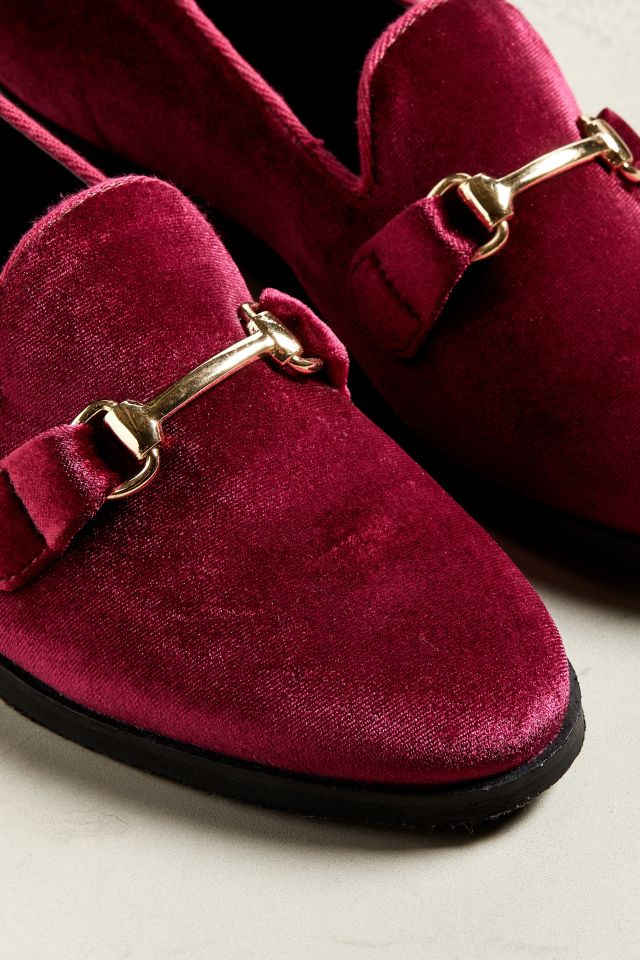 UO Sean Velvet Belgian Loafer   #3