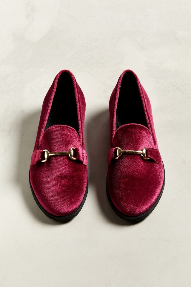 UO Sean Velvet Belgian Loafer   #4