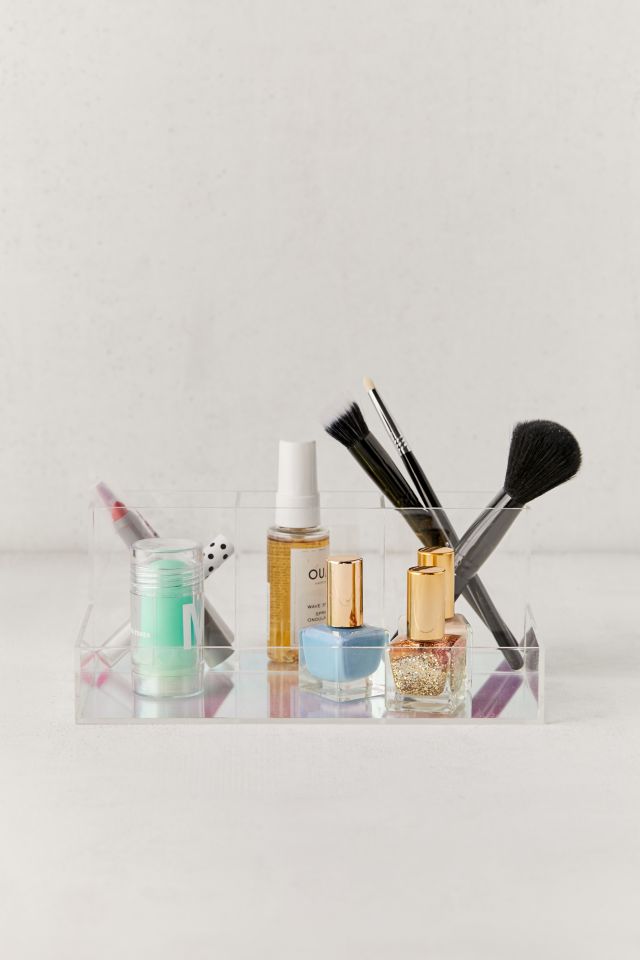 Iridescent Acrylic Makeup Organizer Tray #3