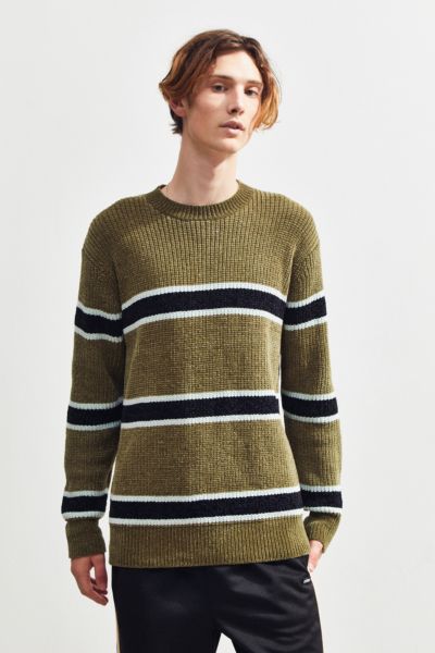 UO Bar Stripe Chenille Sweater | Urban Outfitters