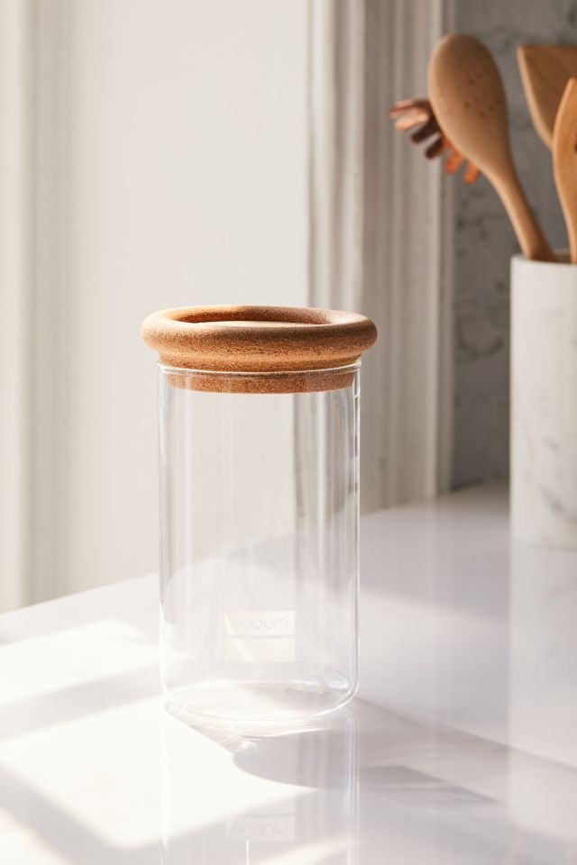 BODUM Glass + Cork Storage Jar #2