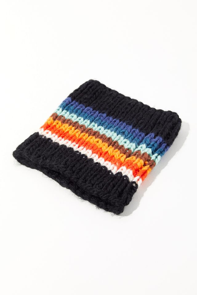 Chunky Knit Gaiter Infinity Scarf #1
